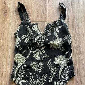 Free People patterned bodysuit size M